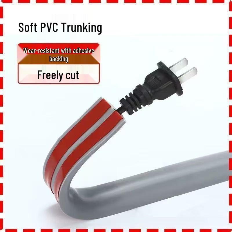 PVC Self-Adhesive Wire Protection Sealing Strips - Cuttable, Threading-Compatible