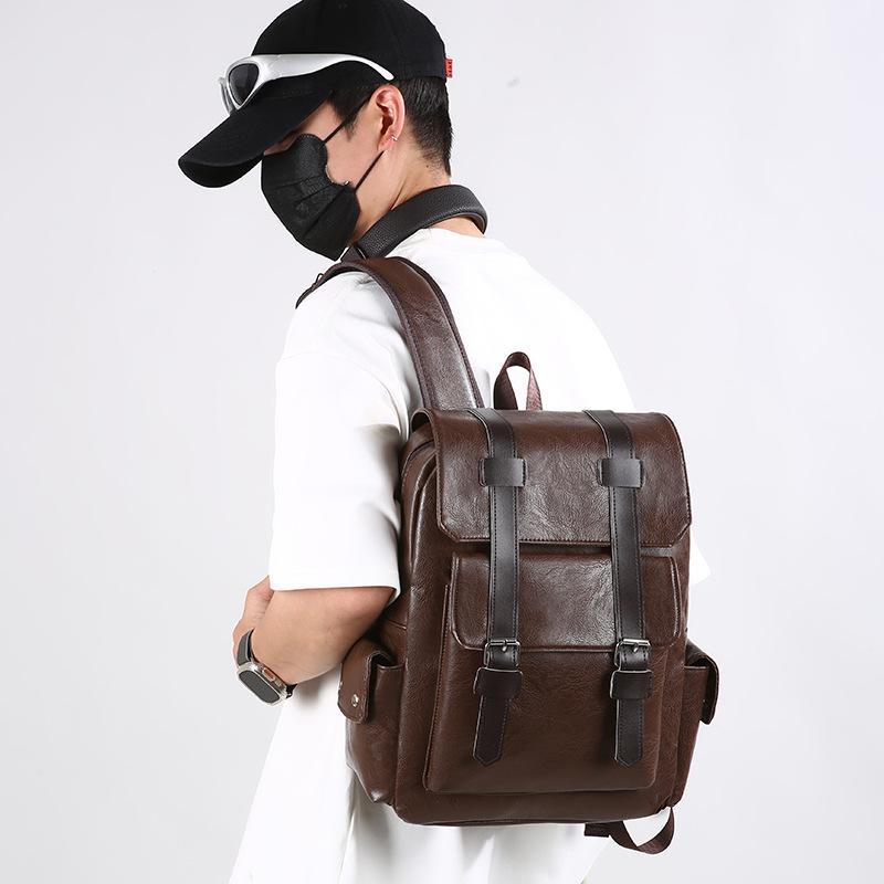 TS JYL laptop bag,Men Business Laptop Backpack Casual Travel Bag Large Capacity Wholesale