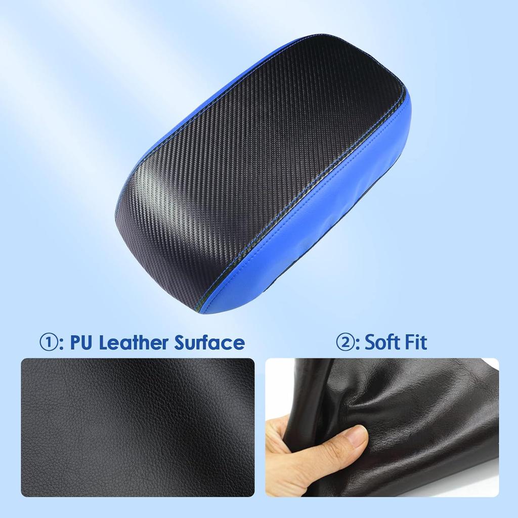 2022-2025 2026 Maverick Center Console Cover for Frod Maverick (XL/XLT/Lariat/Tremor/Lobo), Waterproof&Anti-Scratch Leather Armrest Cover 2023 2024