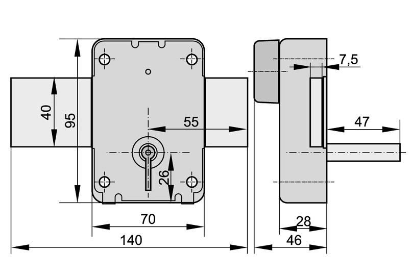 ATLAS SURFACE LOCK - MP ZN ATLAS