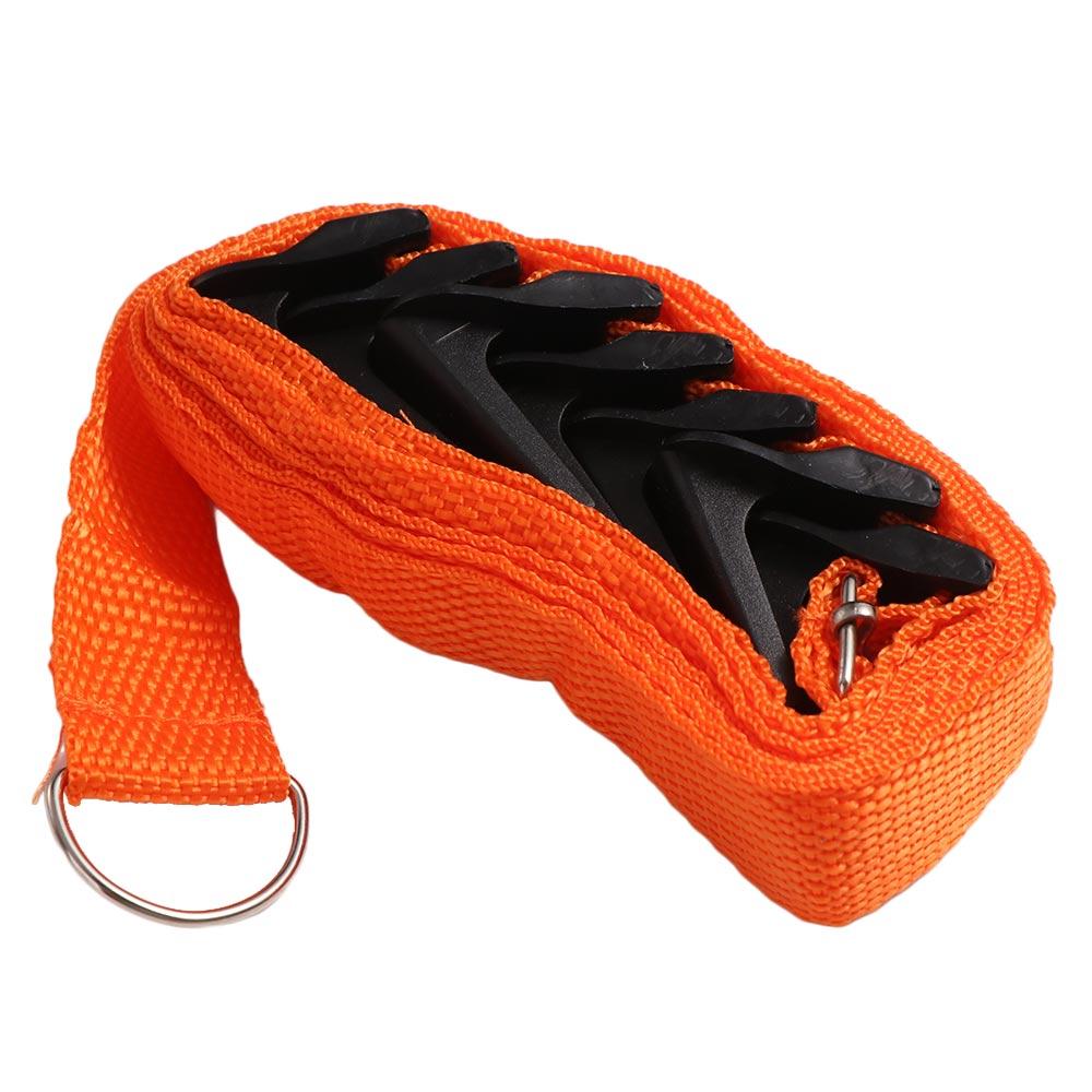 7 Hooks Nylon Straps Cap Rack Seamless Hat Storage Holders Fashion Coat Clothes Rack Wardrobe