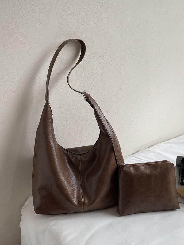2025 Retro Large-Capacity Tote: High-End, Versatile Women's Luxury Shoulder & Crossbody Bag
