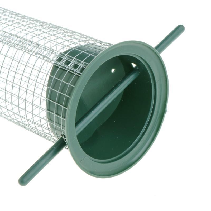  Bird Feeder Metal Mesh Tube Bird Suet Feeders Outdoor Hanging Wild Bird Feeder