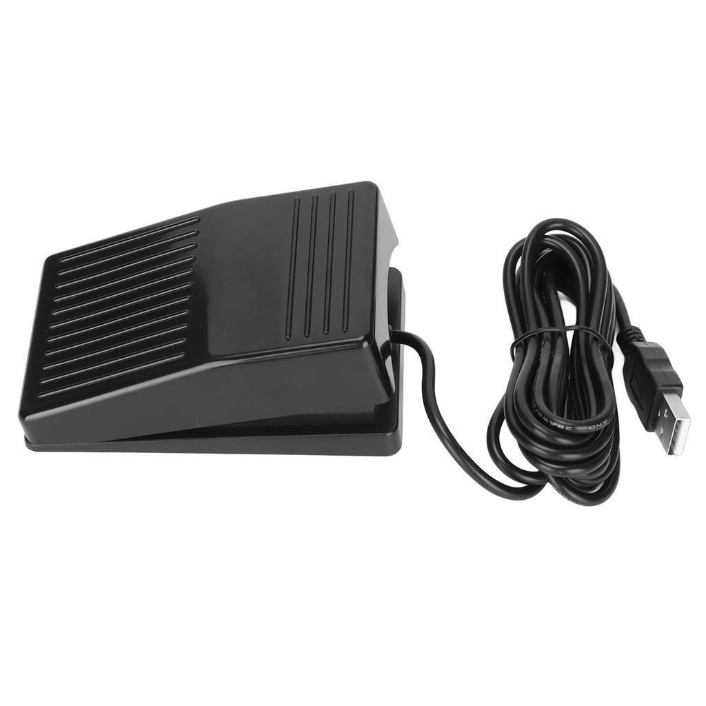 USB Foot Switch Pedal Photoelectric Switch Multifunctional Single Foot Switch Pedal with 2 Meters Cable for Computer