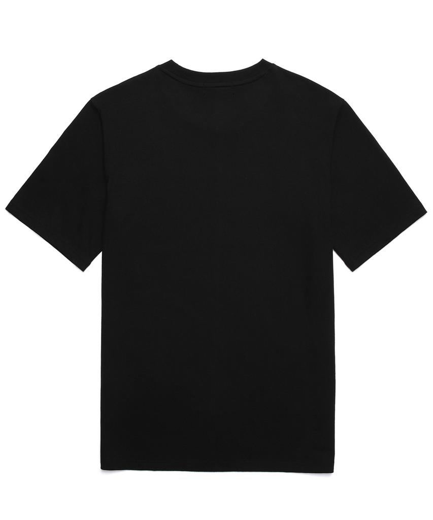 Ujeu Glitter Flower Short Sleeve T-Shirt (Dpts002) Black/Violet