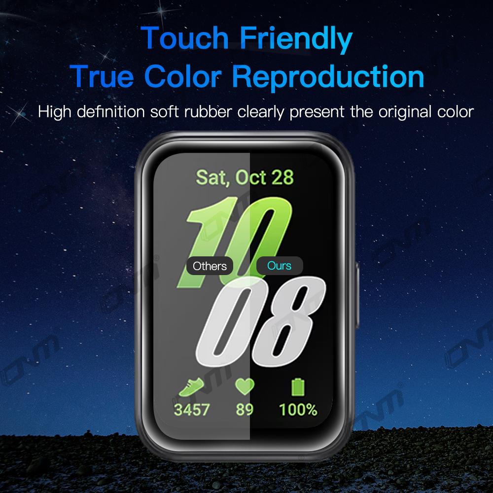 3PCS 5D Protective Film for Samsung Galaxy Fit 3 Screen Protector Anti-scratch for Galaxy Fit3 Smartwatch Protector (Not Glass)