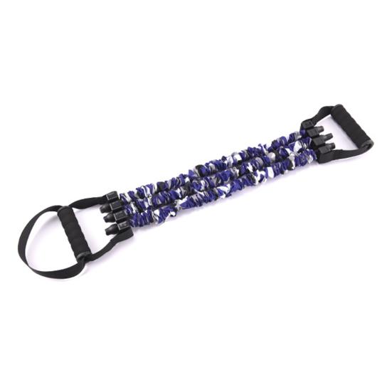 Adjustable Resistance Band with Detachable 3-Tube Chest Expander Shoulder Stretcher Strength Training Fitness Full Body Stretching Band with Handle