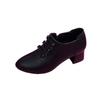 New autumn women's shoes leather soft leather soft sole thick heel medium heel versatile deep mouth single shoes women