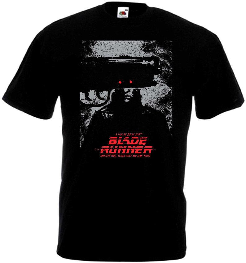 

Черная футболка унисекс с постером фильма «Бегущий по лезвию V20»