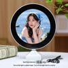 Bailu Luminous Photo Frame & Makeup Mirror Lamp - Star Idol Support, DIY Night Light Table Lamp