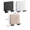Bathroom Stainless Steel Razor Holder Storage Hook Wall Men Shaving Shaver Shelf Punch Free Razor Rack Accessories Organization