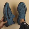 TUINANLE Pánske bežecké topánky sieťovaná priedušná platforma tenisky na šnurovanie ľahké tenisky vulkanizované topánky