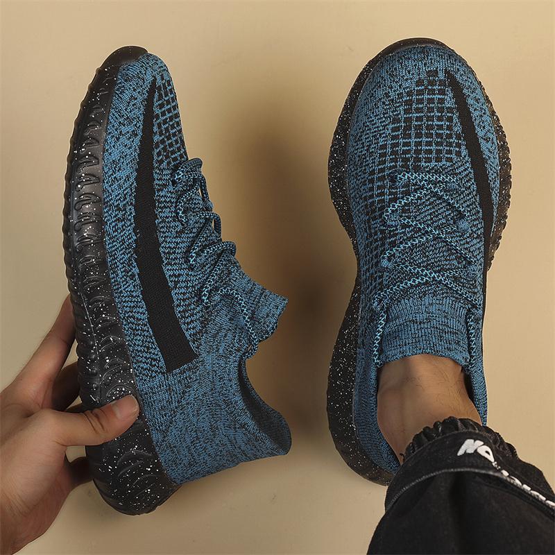 TUINANLE Pánske bežecké topánky sieťovaná priedušná platforma tenisky na šnurovanie ľahké tenisky vulkanizované topánky