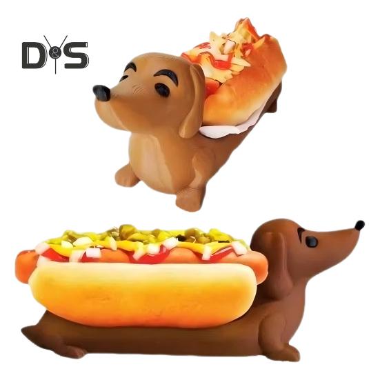 Dachshund Tray Reusable Hot Dog Tray Dachshund Shaped Dish Tray Food Plate Dinner Tray for Sandwiches Snacks