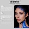 Blue Body Glitter Stick Long-lasting Makeup, Portable To Multiple Areas, Party Makeup Highlighter Stick.