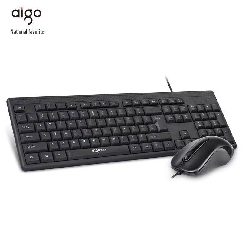Aigo W9520 Wired Keyboard and Mouse Combo