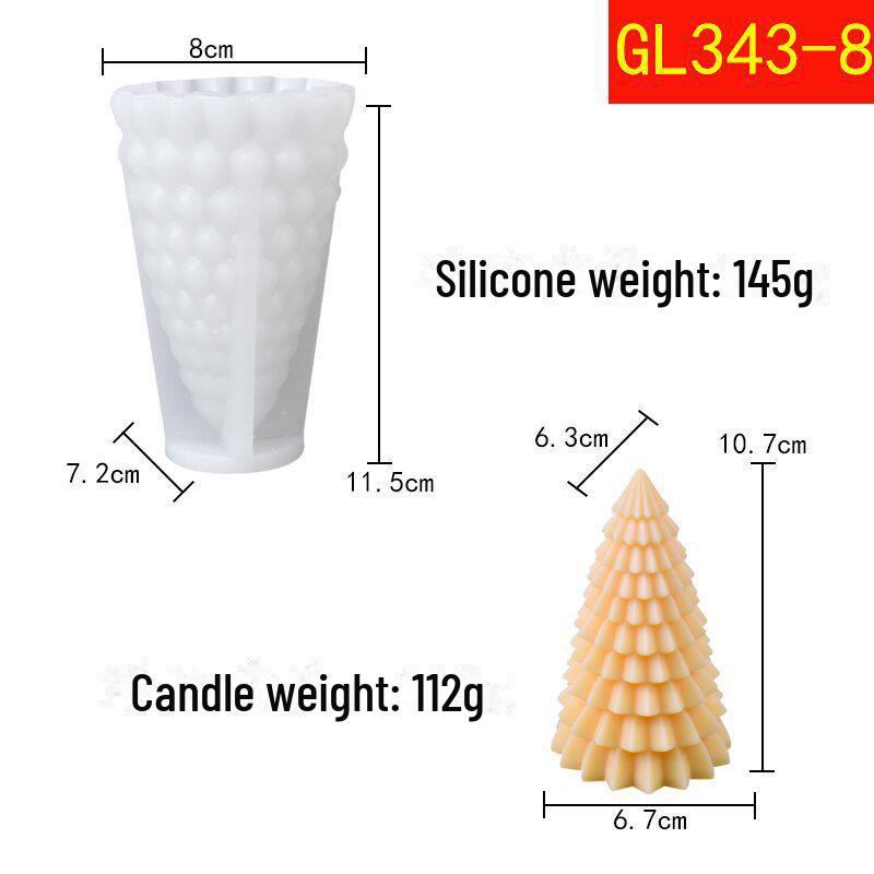 

Форма для ароматерапевтической свечи Chou Kai Pine Cone - Серия подарков своими руками на рождественскую елку