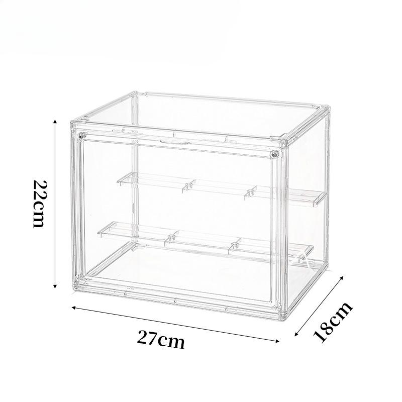 

1Pcs Three Layer Acrylic Display Rack Transparent Ladder Handmade Anime Car Model Blind Box Storage Box Jewelry Sorting Box