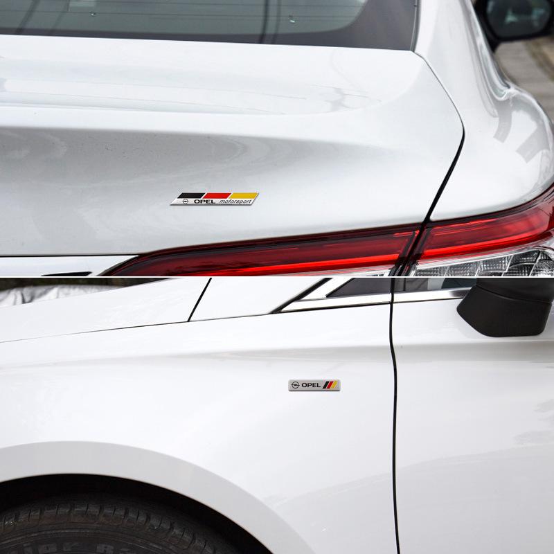Opel Corsa Car Emblem Decoration - Metal Aluminum Logo Sticker