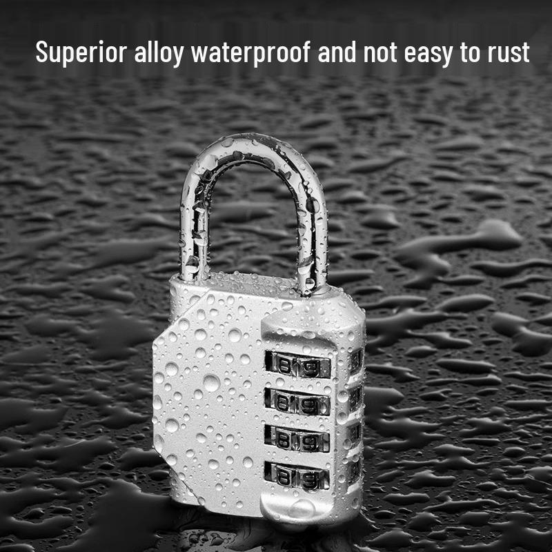 Waterproof Combination Padlock for Home, Outdoor, Suitcase, and Dormitory Lockers