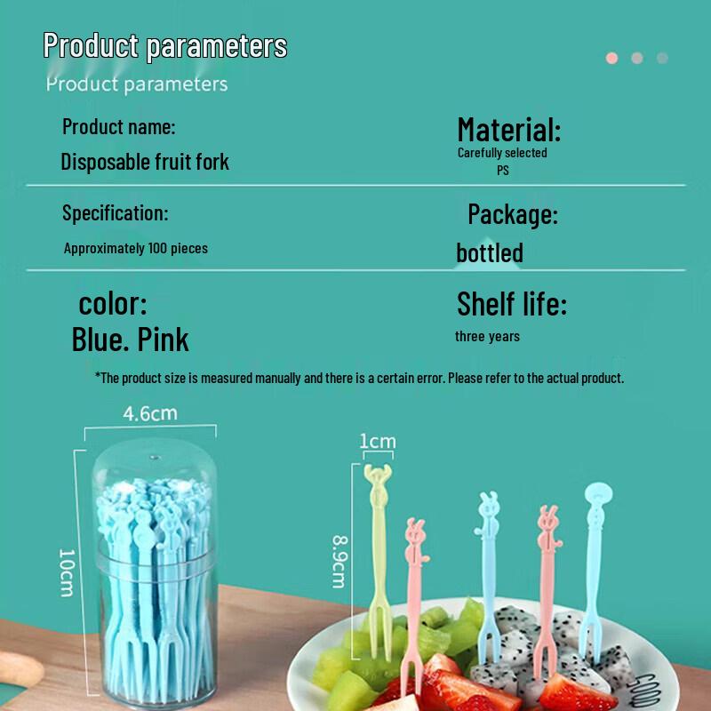 Disposable Plastic Fruit & Dessert Forks