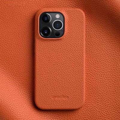 Melkco Genuine Leather iPhone Case - for Apple 15ProMax, iPhone14Plus, 13mini, 12 - Anti-Fall Cover