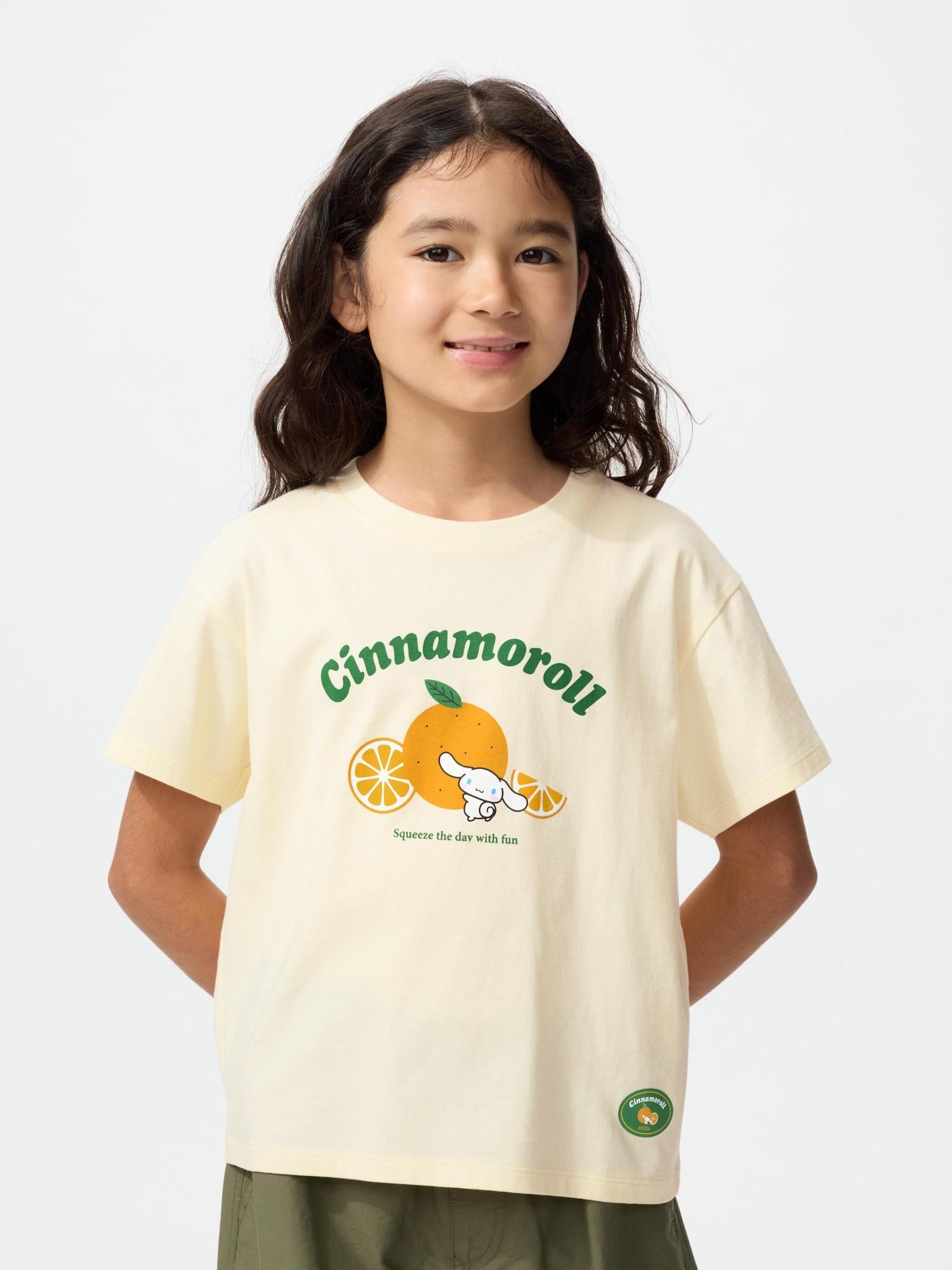 Uniqlo Япония Девочки Персонажи Sanrio Ут 40 CREAM/100