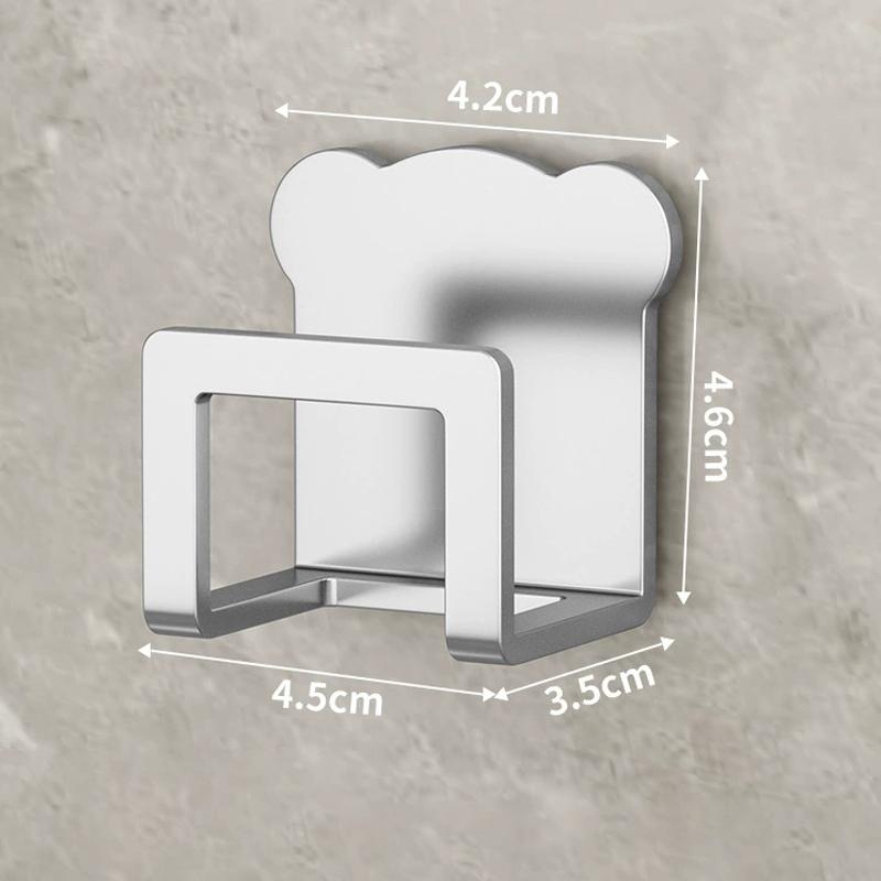 Stainless Steel Sink Drainer Rack Kitchen Sink Sponge Holders Wall Self Adhesive Hook Storage Holder Kitchen Wire Rag Organizer