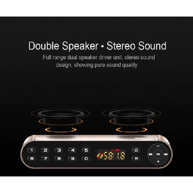 Bluetooth Speaker High-definition Dual Portable Wireless Speakers with Mic TF FM Radio Loudspeakers Sound Box