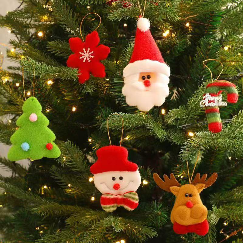Christmas Tree Ornaments: Snowman, Snowflake, Santa Pendants & Decorations