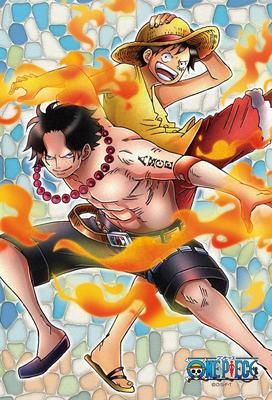 ENSKY 126 Piece Jigsaw Puzzle ONE PIECE Luffy Has Become Frost Art Jigsaw Stronger! (10x14.7cm) 126-AC02