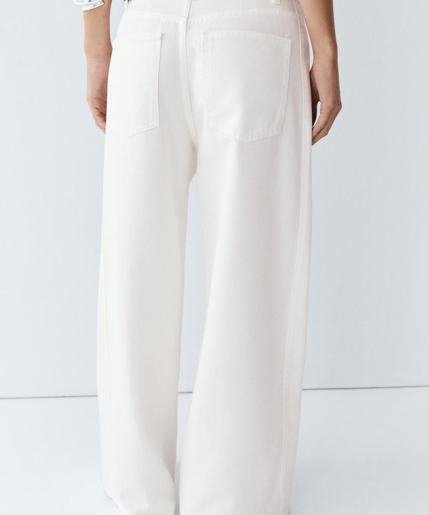 Masimodutti Fluid Wide Leg Jeans