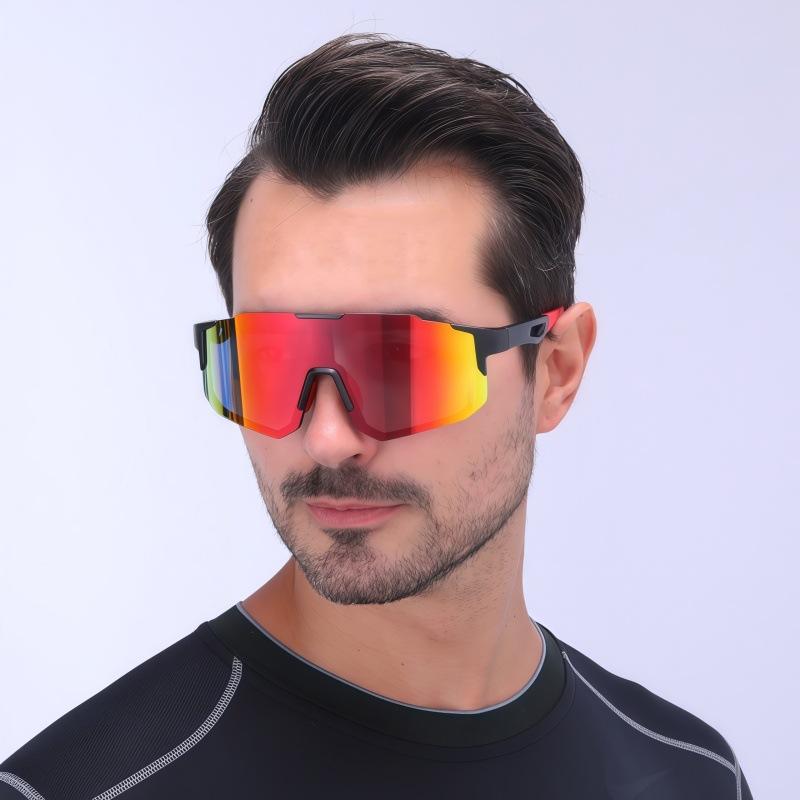 Outdoor Sports Ink Trendy Sunglasses For Men And Women New Colorful Windproof Riding Glasses 66308