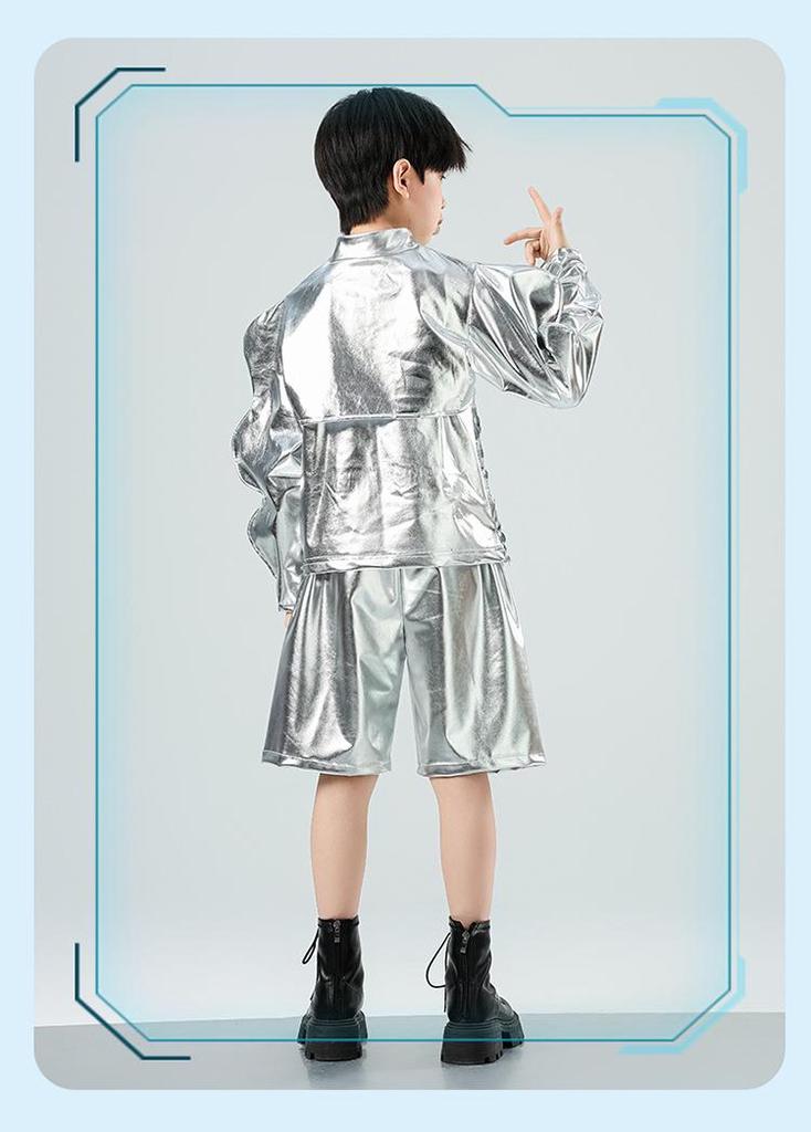 Kids' Cheerleading & Hip Hop Dance Sequin Costumes: Trendy Drummer-Inspired Outfits for Boys & Girls