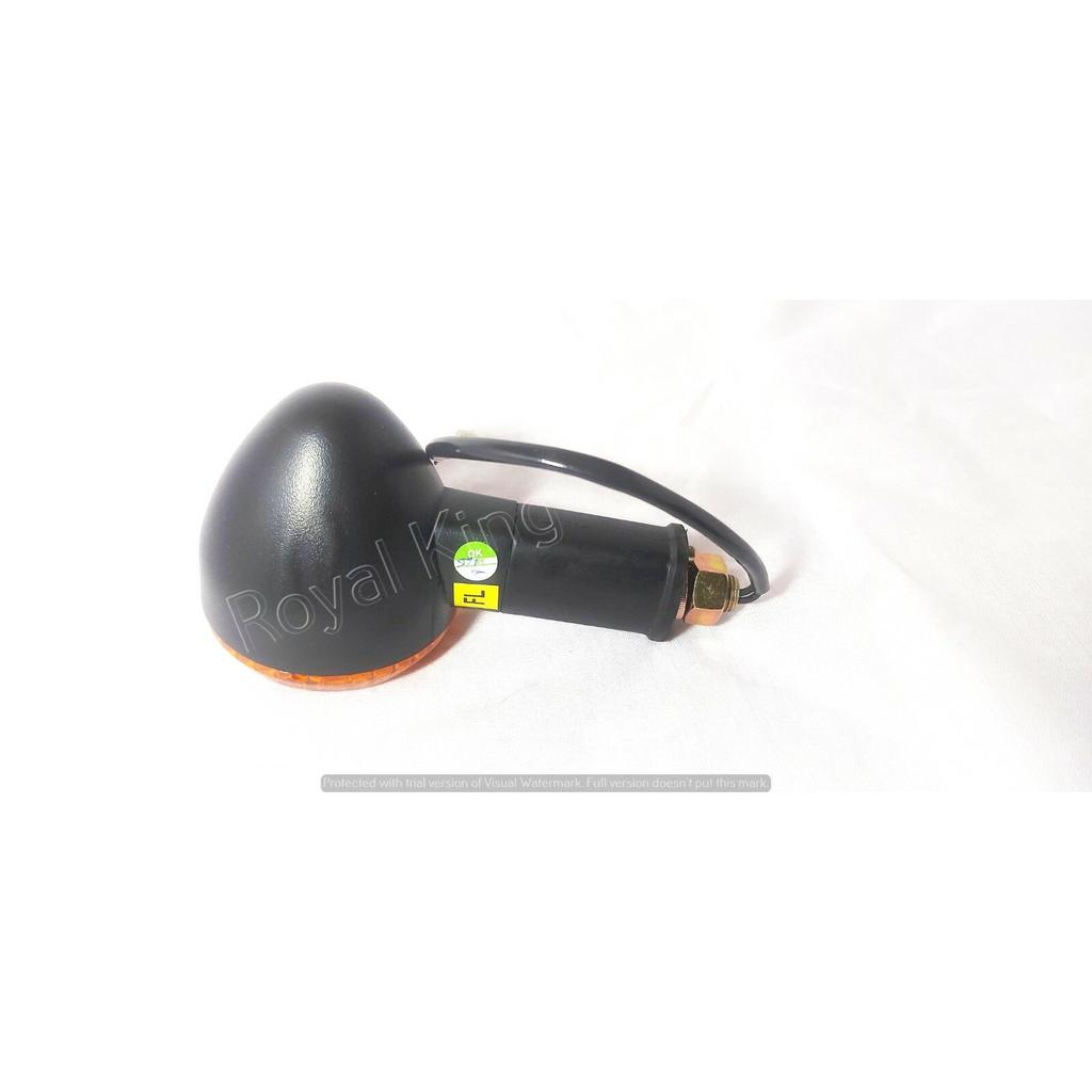 Royal Enfield Old Classic 350 & 500cc Front & Rear "Indicator Assembly" Black