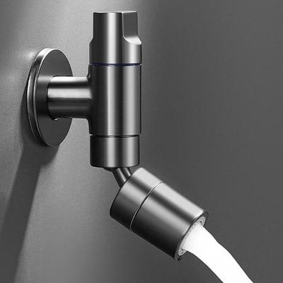 Roestvrij Staal Dweilput Kraan Universele Rotatie Eenvoudige Installatie Scheurbestendig Dweil Kraan Waterkolom Sprinkler