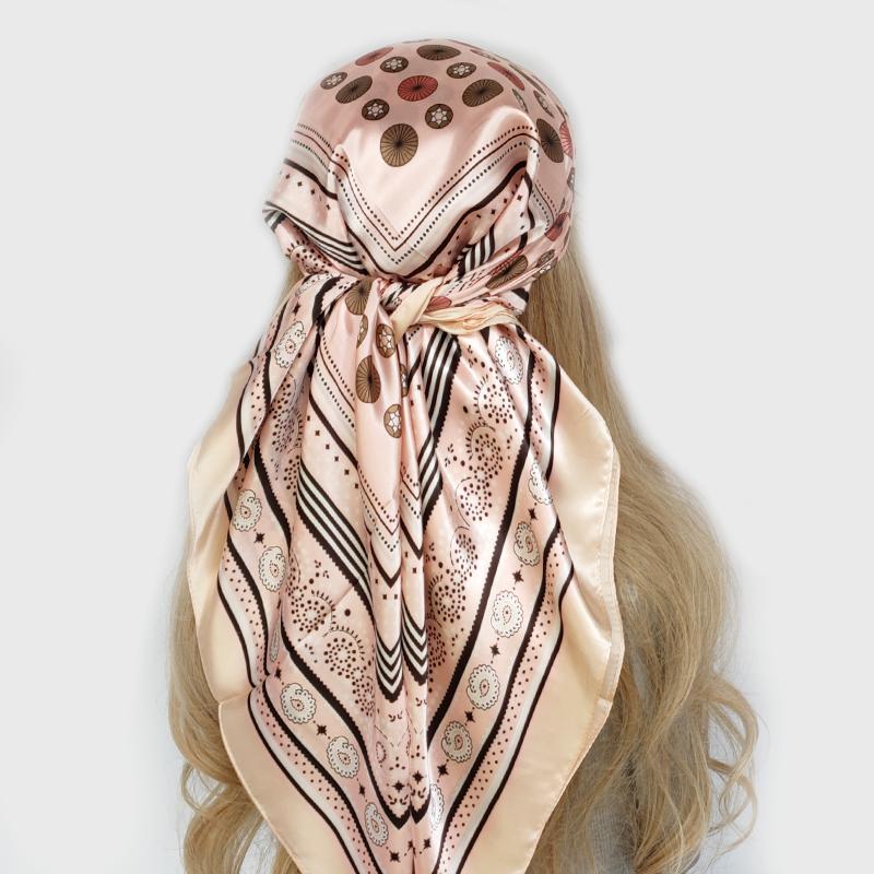 Women Printed Pre-tie Headscarf Elastic Muslim Female Turban Hat Hair Loss Cover Head Wrap Headwear Stretch Bandana