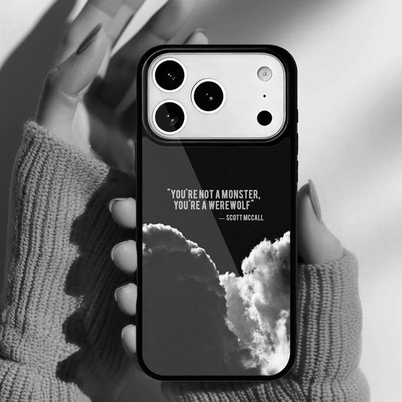 

TEEN WOLF QUOTES TV SERIES Phone Case for iPhone 17 Air 16e 15 14 13 Pro Max Back Cover for 12 11 Pro Coque iPhone 15 Plus