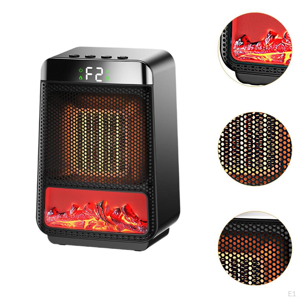 Adaptateur de prise UE créatif pour radiateur de cheminée électrique pour chambre à coucher intérieure et bureau