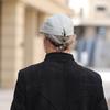 Cotton and Linen Forward Cap Men's Simple Retro Duck-teak Cap Autumn Hat Literary Youth Beret Old Man Cap