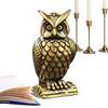Mini Brass Owl Shaped Storage Rack Ornament Cute Animal Sculpture Home Decorations Retro Owl Table Centerpieces Decoration