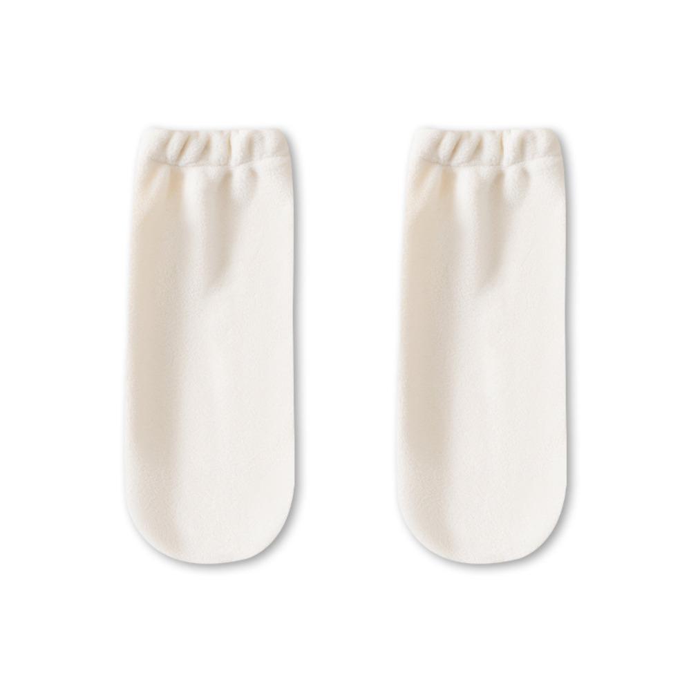 

Плюшевые флисовые носки для сна Утолщенные носки для сна Женские Милые Защита стопы Свободные носки Старик белый