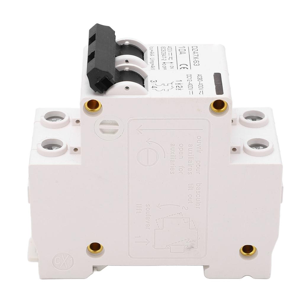 Circuit Breaker 2P 10A 400V AC DC MCB Leakage Protection Switch for Home Solar Panel