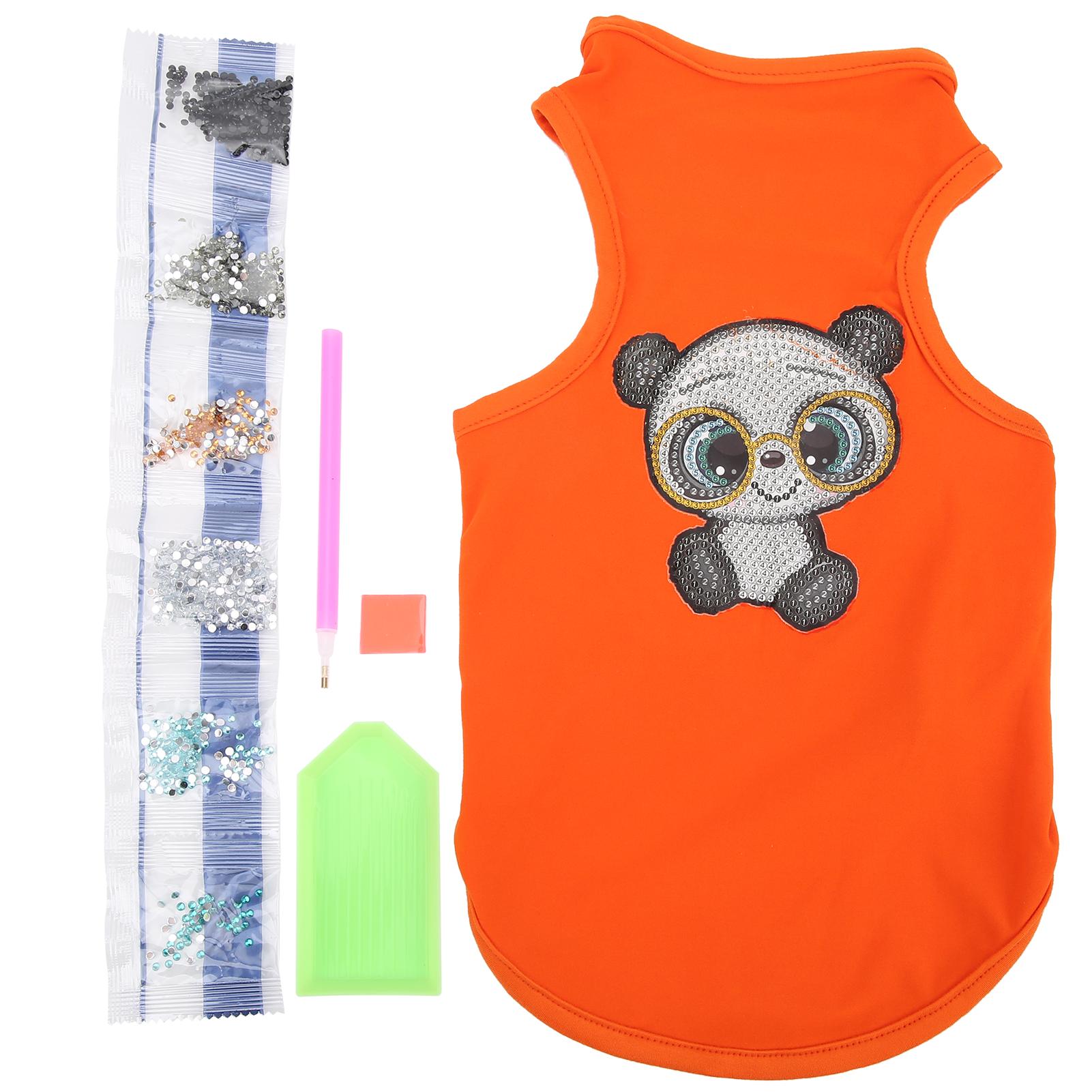 

Футболка для домашних животных Одежда pet Cotton с DIY Смола Бриллиант покраска Аксессуары для щенков