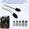 ZKTOOL Gasoline Engine Compression Gauge Set with Digital Display, 0-300 PSI, for Cars and Motorcycles, Compression Tester, Fuel Pressure Gauge, Press
