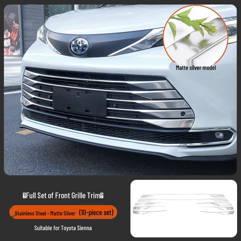 

High-End Grille Trim Strip Upgrade for 2021-2024 Toyota Sienna