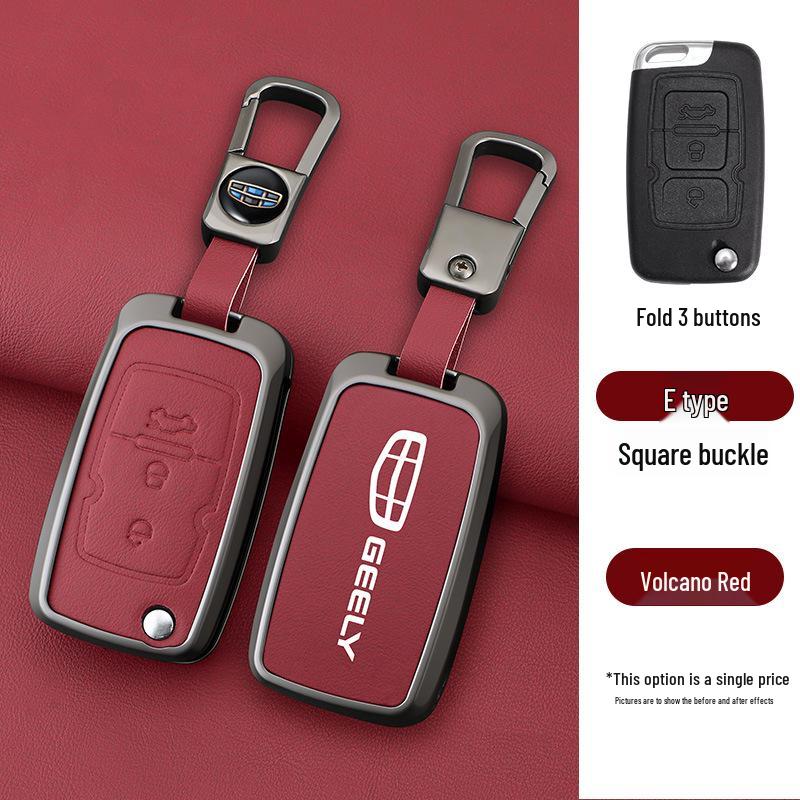 Geely E Model Leather Car Key Holder