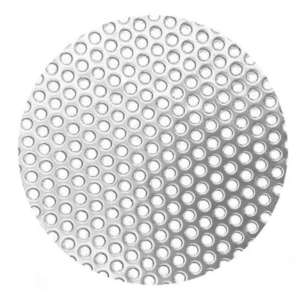 304 Stainless Steel Drain Filter for Bathroom with Anti Hair Punching Mesh Design Fits Round and Square Drains Easy Installation