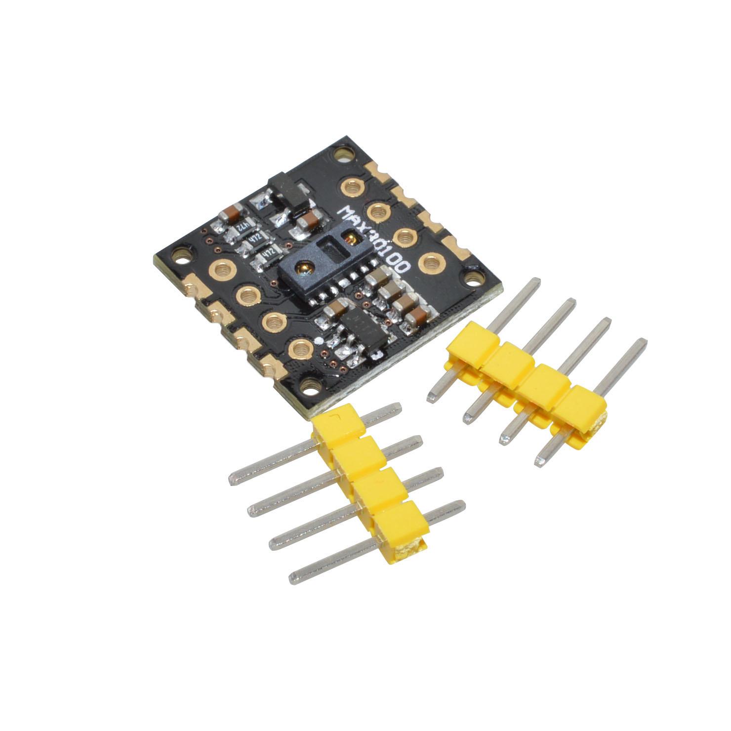 

ET LIVE MAX30100 Blood Oxygen & Heart Rate Sensor Module MAX30100 Black Board