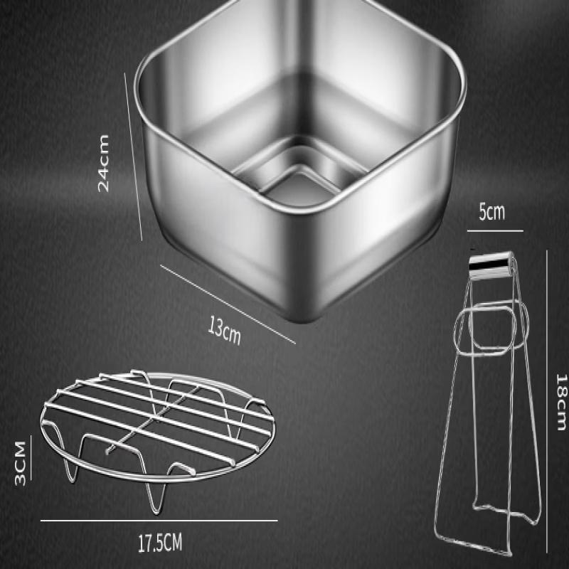 Stainless Steel Steamer Set with Plate Lifter